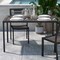 Flash Furniture 30" x 48" Patio Table with Gray Wash Faux Teak Top XU-DG-UH3048-GY-GG - alternate 4